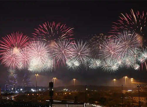 平武县焰火晚会